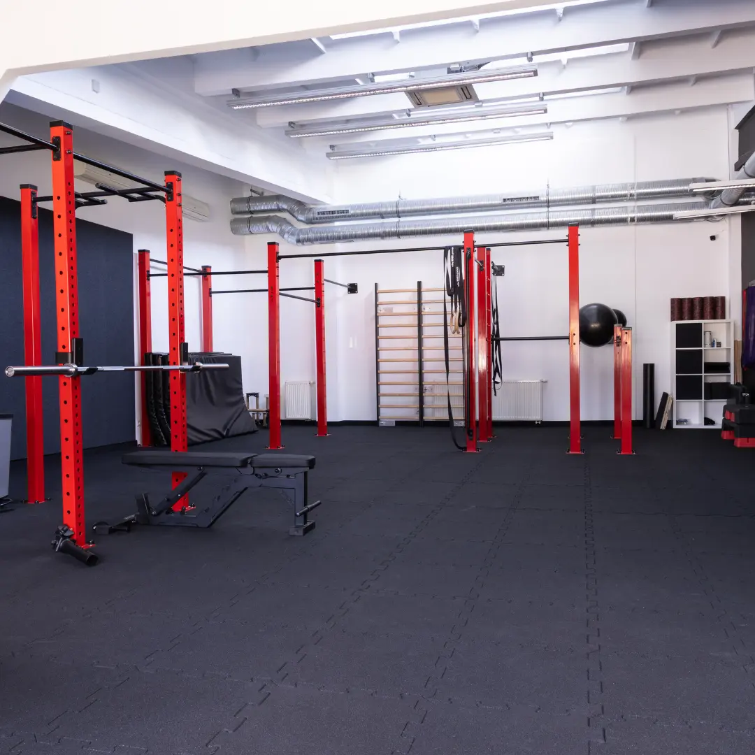 Realizacja studia kalisteniki Workout Athlete 90 m2